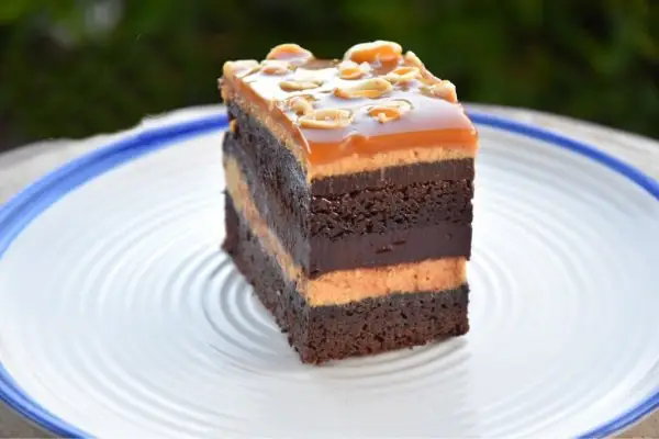 Yer Fıstık Karamelli Pasta